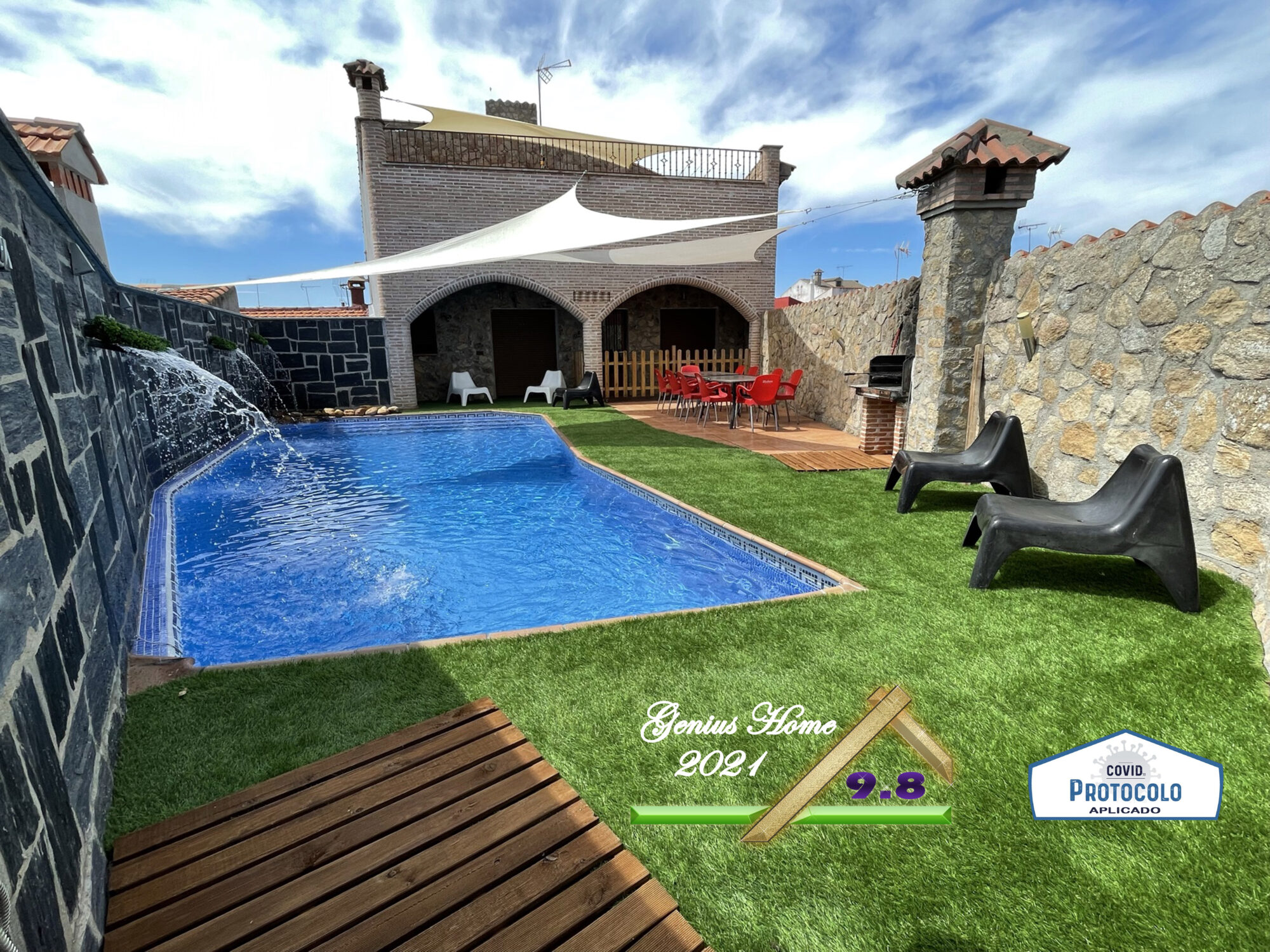 Exteriores de la casa rural. Momentos rurales.